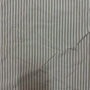 Pânză subțire maro cu dungi albe